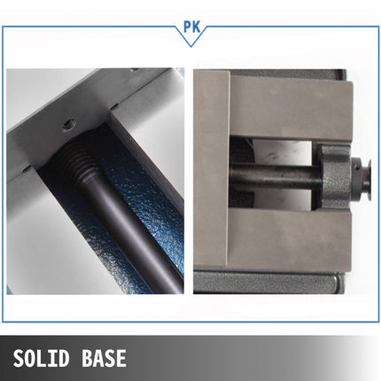 VEVOR 5" Freesmachine Vergrendeling Bankschroef Draaibare Basis Acme-schroeven 360 Graden 24KN