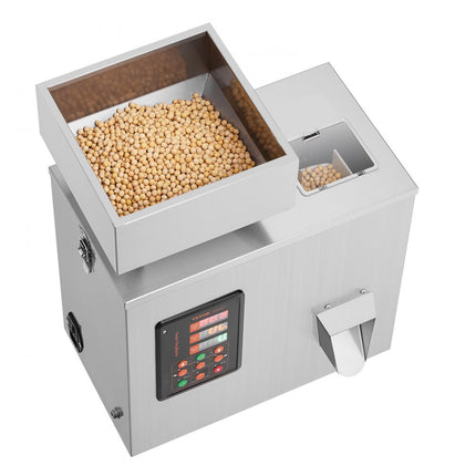 VEVOR Poedervulmachine 0,002-0,22 lbs / 1-100 g Automatische intelligente deeltjesweegvulmachine Flessenzak Poedervuller Deeltjesdispenser voor theezaden, granen, poeder, meel, bonen, glitter