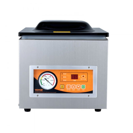 VEVOR kamervacuümapparaat 260 W vacuümapparaat voor vochtige voedingsmiddelen, vleesmarinades etc. compact formaat met 26 cm seallengte toepassing in particuliere keukens en commerciële ruimtes