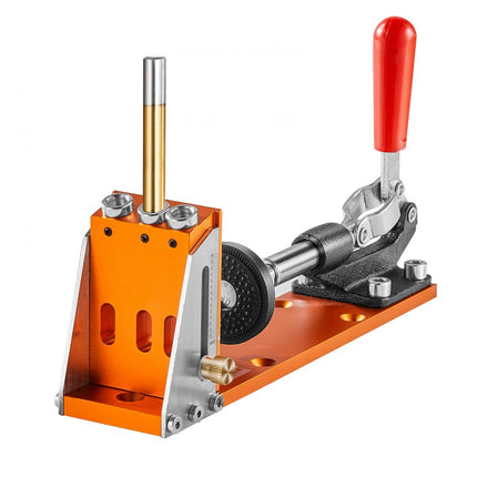 VEVOR Pocket Hole Jig Kit Three Pocket Hole met Wrench & Square Drive Bits, deuvelhulp boormal voor het boren van pocketgaten en schuine gaten, boorhulp voor houtbewerking Alu.