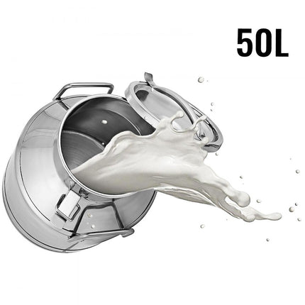 50L roestvrijstalen melkkan melkkan melktransportkan melkcontainer