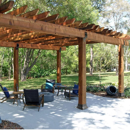 VEVOR set van 10 schroefmoffen 153x153x62mm paalsteun koolstofstalen paal schoenpaal paalbasis grondhulssteunbasis Ideaal voor verandaleuningen, pergola's en kolommen