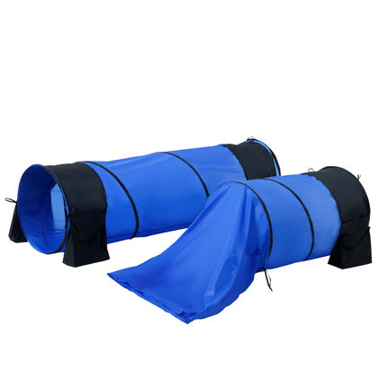 VEVOR Agility Trainingsset voor honden 7-delige set hindernissen 2x tunnels springring