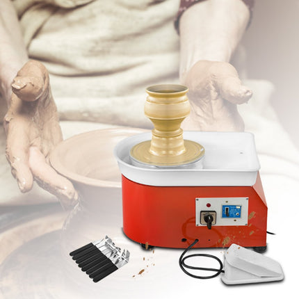 VEVOR 280W Pottenbakkersschijf Keramische Machine 25cm Elektrische Aardewerk Wiel Machine Klei Spons Gereedschap Set Mini Merk