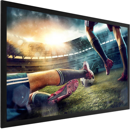 VEVOR Projectiescherm Beamer Scherm 120 16:9 Fixed Frame Projector Screen Hd 4K Home Theatre 3D Aluminum Frame Wall Mount White