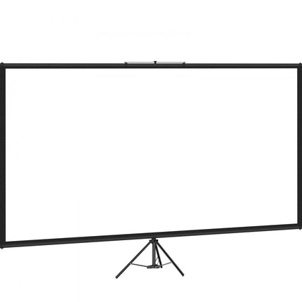 VEVOR Projectiescherm Beamer Scherm 16:9 Projectorscherm 177,8 cm Projector Screen van Polyester en Aluminiumlegering Verstelbaar Aluminium Statief