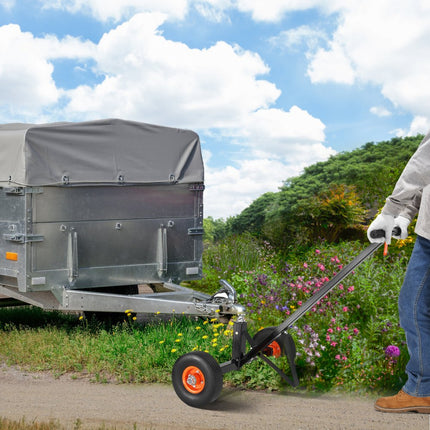 VEVOR Aanhangwagen aanhanger manoeuvreerhulp 113x77x71cm voor caravan aanhanger camping 272kg laadvermogen trolley met 41-61 cm in hoogte verstelbare
