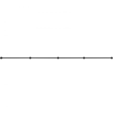 VEVOR Balustrade Trap Pijp Trapleuning 3,96 M Leuningen Trappen Binnen 200 Kg Laadvermogen Outdoor Indoor Universele Trapleuning van Koolstofstaal