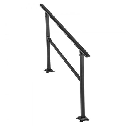 VEVOR Trapleuning Geschikt voor 1-3 Treden Overgangs Smeedijzeren Trapleuning Verstelbare Balustrade Trapleuning Trapleuning Steun voor Betonnen Treden