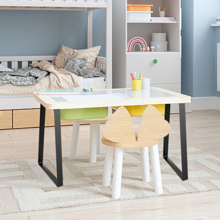 VEVOR set van 2 tafellopers 406,4 mm hoog tafelframe 181 kg draagvermogen tafelpoten van koolstofstaal meubelpoten zwart tafelonderstel ideaal voor keukentafels woonkamer consoles studiotafels etc.