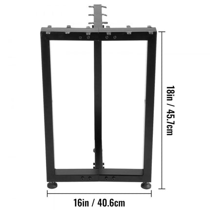 VEVOR Tafelpoot Tafelpoten Metalen tafelpoten Eettafelpoten 40cm Hoogte T-vorm Bureaupoten Set van 2 Rustiek