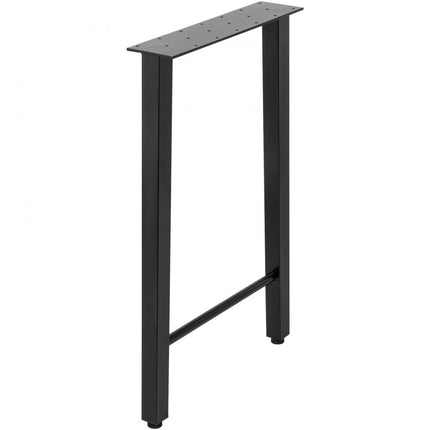 VEVOR Tagelpoten Tafelpoot Metalen tafelpoten Eettafelpoten 72cm hoog Trapeziumvormige bureaupoten 2st