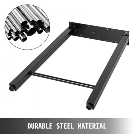 VEVOR Tagelpoten Tafelpoot Metalen tafelpoten Eettafelpoten 72cm hoog Trapeziumvormige bureaupoten 2st