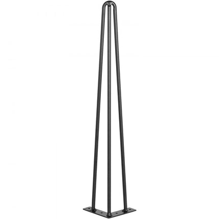 VEVOR Haarspeld Tafelpoten Hoogte 40,6 cm Meubilair Metalen Tafelpoot 3 Staven Bureaupoten Staal Meubelpoten Haarspeld Set van 4 voor Bijzettafels