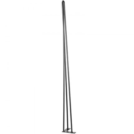 VEVOR Tafelpoot Tafelpoten Haarspeld Tafelpoten Meubilair Metalen Tafelpoten 3 Staven 86.3cm 4 Stuks