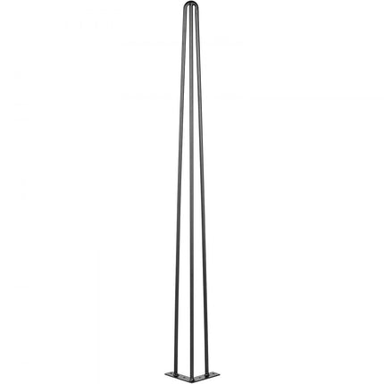 VEVOR Tafelpoot Tafelpoten Haarspeld Tafelpoten Meubilair Metalen Tafelpoten 3 Staven 86.3cm 4 Stuks