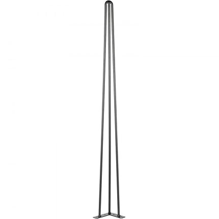 VEVOR Tafelpoot Tafelpoten Haarspeld Tafelpoten Meubilair Metalen Tafelpoten 3 Staven 86.3cm 4 Stuks