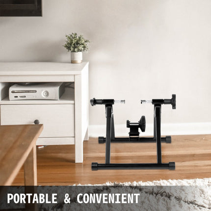 VEVOR Fietstrainer Standaard Magneet Weerstand Oefening Stationair 26-29 inch