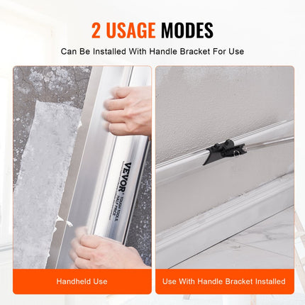 VEVOR gipsplaatvulmes, 1219 mm gladmes, roestvrijstalen mes en behuizing van aluminiumlegering, ideaal voor gipsplaat, veeg-/gipsplaatmes, gipsplaat/wandplaat/gipsplaat