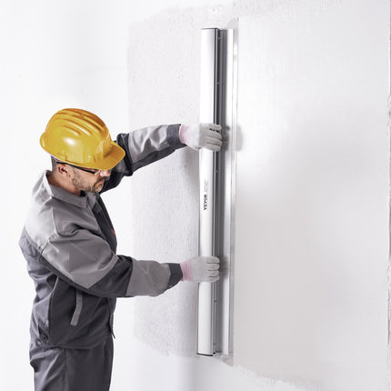 VEVOR gipsplaatvulmes, 1219 mm gladmes, roestvrijstalen mes en behuizing van aluminiumlegering, ideaal voor gipsplaat, veeg-/gipsplaatmes, gipsplaat/wandplaat/gipsplaat