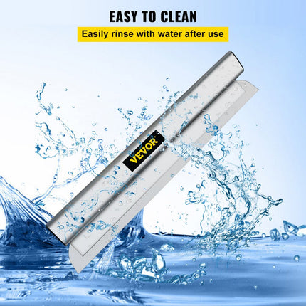 VEVOR Gipsplaten Skimming-blad Plamuurmes 40 inch Afwerkingstool Roestvrij Staal