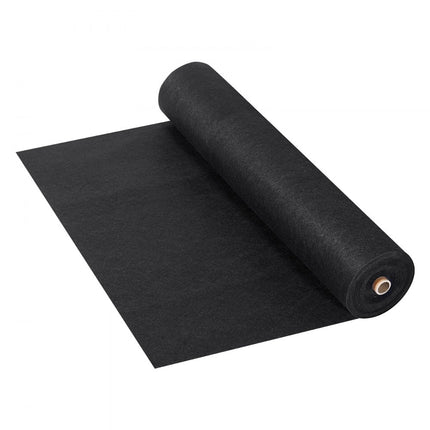 VEVOR onkruidvlies 1,8 x 15,2 m tuinvlies 271 g/㎡ onkruidwerend vloerdoekvlies treksterkte 160 N (lengterichting) 170 N (breedte) onkruiddoek onkruidvlies onkruidfolie bedvlies