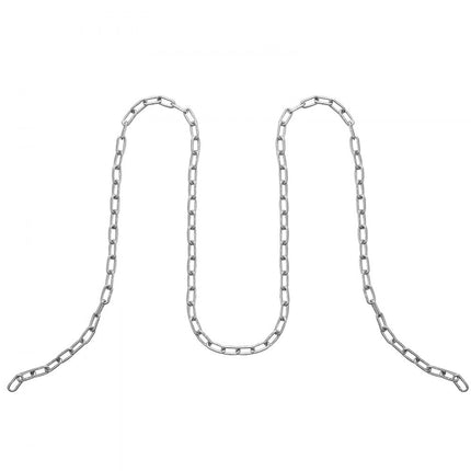 VEVOR stalen ketting koolstofstalen schakelketting barrièreketting 3 mm x 30,48 m