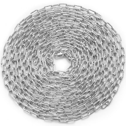 VEVOR stalen ketting koolstofstalen schakelketting barrièreketting 3,5 mm x 10,05 m