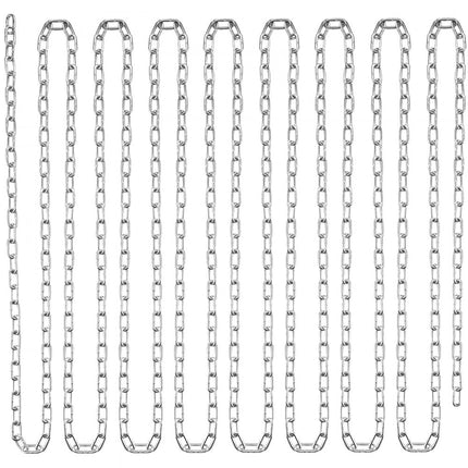 VEVOR stalen ketting koolstofstalen schakelketting barrièreketting 3,5 mm x 10,05 m