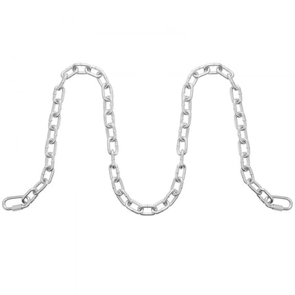 VEVOR stalen ketting koolstofstalen schakelketting barrièreketting 1,8 mx7,3 mm