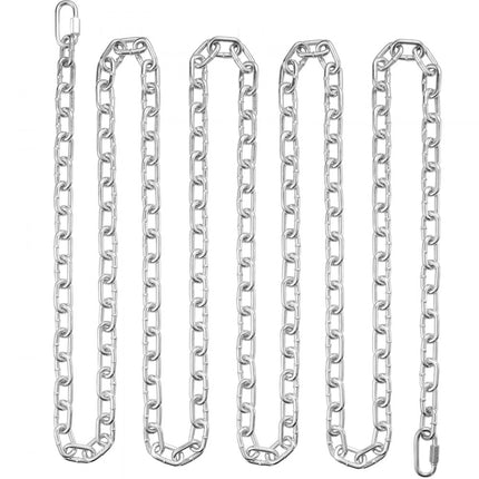 VEVOR stalen ketting koolstofstalen schakelketting barrièreketting 7,3 mm x 28 m