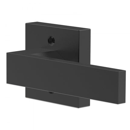 VEVOR 145 x 145 mm dummy deurgreep deurbeslag, 1 stuk kastgrepen decoratieve deurgrepen, deurgreep geschikt voor badkamerdeur kastdeurgreep, zwarte meubelgrepen stijlvol vierkant