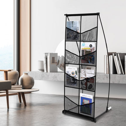 VEVOR brochurestandaard netliteratuurstandaard Folderstandaard met 4 niveaus