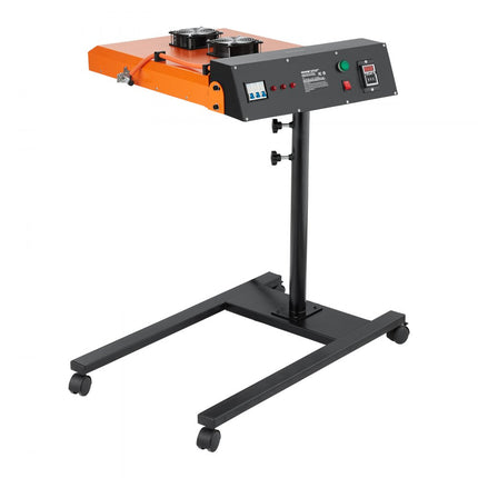 VEVOR sneldroger 6000W 485x540mm infrarood IR-flitsdroger temperatuurregeling zeefdrukdroger met sensor in hoogte verstelbare dubbele ventilatorkoeling voor T-shirts