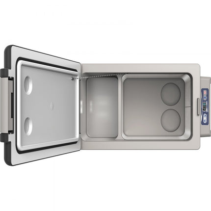 VEVOR 12V autokoelkast autokoelbox, draagbare 52L dubbele zone vriezer en handvat, instelbaar bereik -20 ~ 10 ℃, compressor koeler vrachtwagen boot buiten kamperen