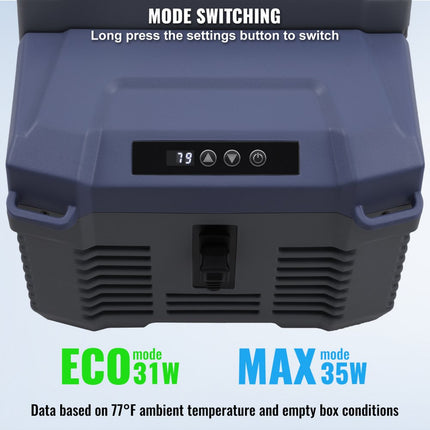 VEVOR draagbare autokoelkast met vriesvak, 12 liter, autokoelbox met enkele zone, reizen