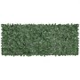 VEVOR privacyhek 99x249cm kunstgroen privacy klimopschutting met gaasachterwand en verstevigde verbinding kunsthagen met wijnbladeren als decoratie voor tuin en erf
