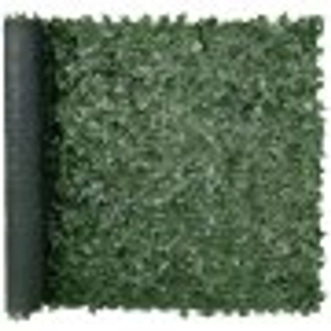 VEVOR Klimop Privacyhek 1500 x 2490 mm Privacyscherm Klimophek met gaasrug en versterkte verbinding Kunsthagen met wijnbladeren als decoratie voor tuin, tuin, balkon