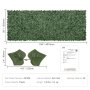 VEVOR Klimop Privacyhek 1500 x 4010 mm Privacyscherm Klimophek met gaasrug en versterkte verbinding Kunsthagen met wijnbladeren als decoratie voor tuin, tuin, balkon