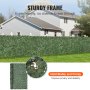 VEVOR Klimop Privacyhek 2440 x 1830 mm Kunstplantenmuur Klimophek met versterkte verbinding Kunsthagen met wijnbladeren als decoratie voor tuin, tuin, balkon of terras