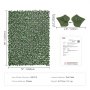 VEVOR Klimop Privacyhek 2440 x 1830 mm Kunstplantenmuur Klimophek met versterkte verbinding Kunsthagen met wijnbladeren als decoratie voor tuin, tuin, balkon of terras