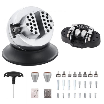 VEVOR Block Ball Bankschroef Graveren Block Adjuster Diamonds Volledige set van 30 stuks