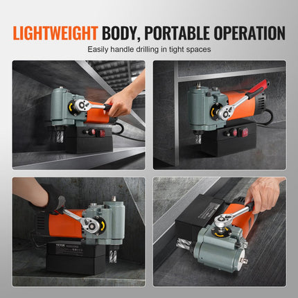 VEVOR magneetboor kernboormachine 1300W laag profiel kernboormachine 35mm