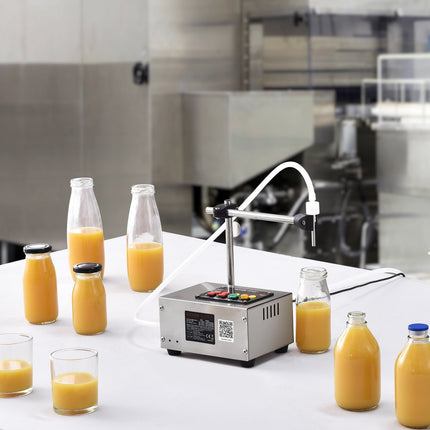 VEVOR vloeistofvulmachine, vulcapaciteit 10-4000 ml, automatische flessenvulmachine, vulmachine, digitale bediening voor melk, water, wijn, dranken, sojasaus, azijn, alcohol (enkele D