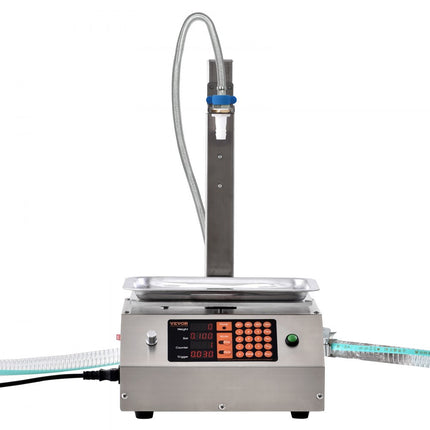 VEVOR vloeistofvulmachine, 30-15000 g weegcapaciteit, automatische flessenvulmachine, bottelmachine, digitale bediening voor melk, water, olie, wijn, dranken, wasmiddelen, shampoo (enkel