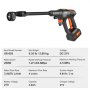 VEVOR accu-hogedrukreiniger, draadloze waterdrukreiniger, spuitpistool, hogedrukreinigerpistool (250W 21V, 50bar, voor mobiele reiniging en irrigatie, 4L/min, incl. accessoires, oplader)