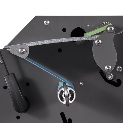 VEVOR Automatische labeldispenser, breedte 5-115 mm, lengte> 5 mm, labelstripper, labelscheidingsmachine, labelapplicator met continue snelheidsaanpassing, 24V koperen spoelmotor