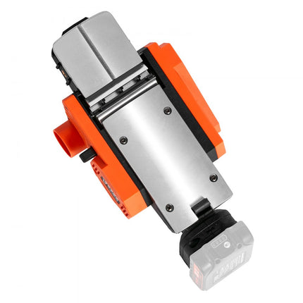 VEVOR accuschaafmachine 20V handschaafmachine 82 mm breedteschaafmachine 2 mm schaafdiepte elektrische schaafmachine 16500 tpm eenhandschaafmachine met HSS-messen en dubbel stofafvoersysteem Hobekl handschaafmachine