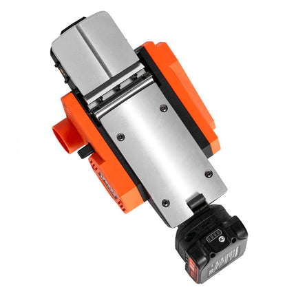 VEVOR accuschaafmachine 20V 800W handschaafmachine 82 mm breedteschaafmachine 2 mm schaafdiepte elektrische schaafmachine 16000 tpm eenhandschaafmachine met HSS-messen en dubbel stofafvoersysteem Hobekl handschaafmachine