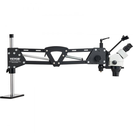 VEVOR multidirectionele microscoop veergemonteerde kogelschroef 7X-45X